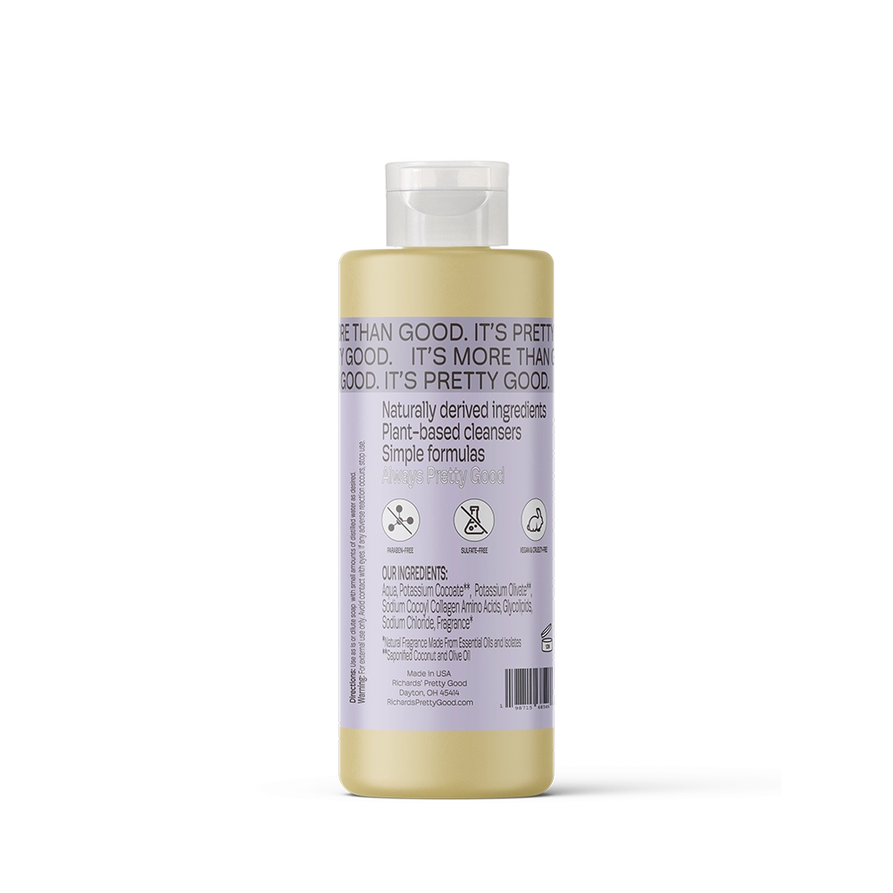 Castile Soap Lavender Sage 1000 ml Back