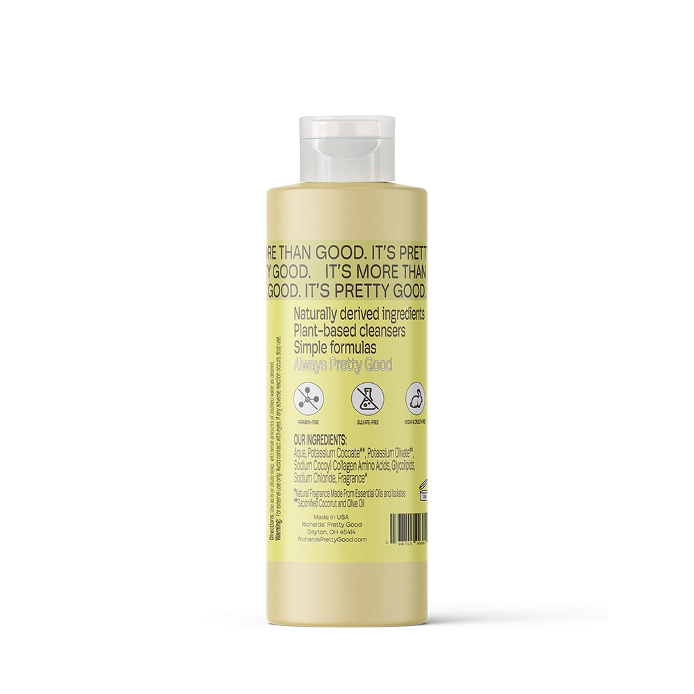 Castile Soap Lemongrass Ginger 500 ml Back