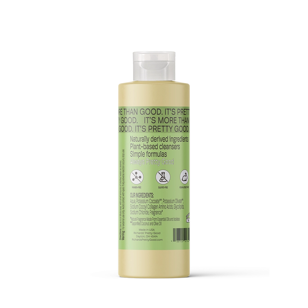 Castile Soap Spearmint Eucalyptus 500 ml Back