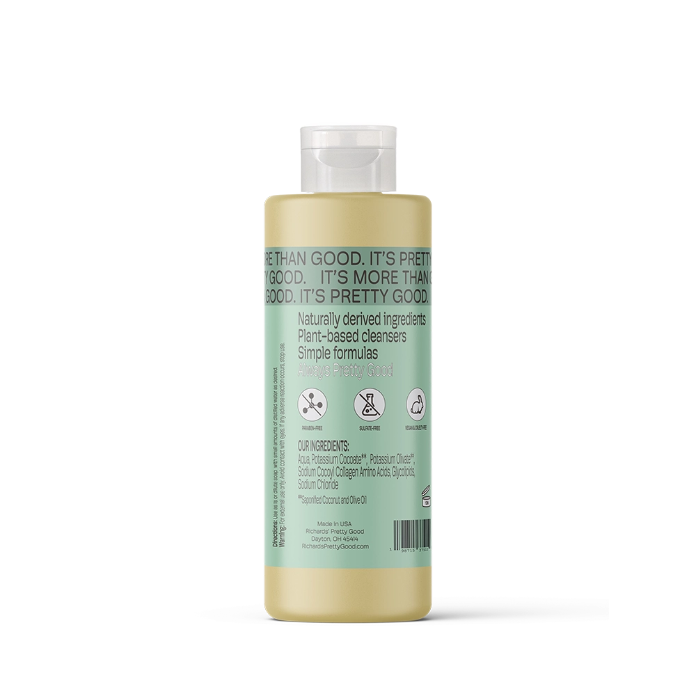 Castile Soap Unscented 1000 ml Back
